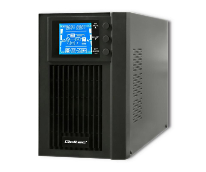 UPS (zasilacz awaryjny) Qoltec Monolith (1000VA/800W, FR, Schuko, USB, LCD)